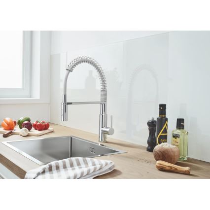 GROHE 30361000 - Смесител за мивка GET 455 мм, хром с висок гланц