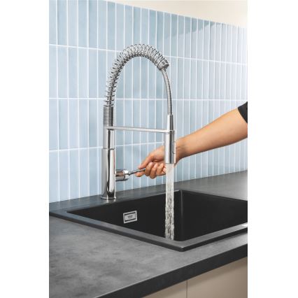 GROHE 30361000 - Смесител за мивка GET 455 мм, хром с висок гланц