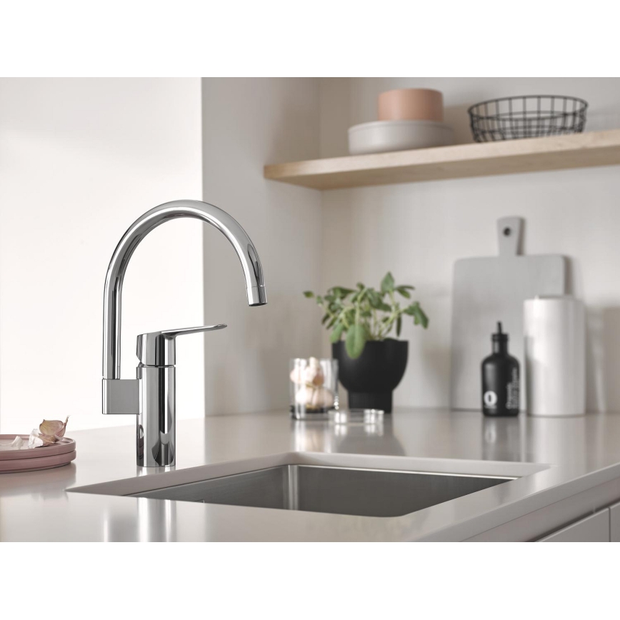 GROHE 30469000 - Смесител за мивка START с висок излив, лъскав хром