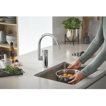 GROHE 30469000 - Смесител за мивка START с висок излив, лъскав хром