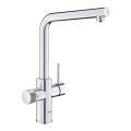 GROHE 30600000 - Смесител за мивка BLUE PURE, L-излив, полирано хромово покритие
