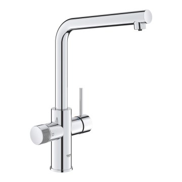 GROHE 30600000 - Смесител за мивка BLUE PURE, L-излив, полирано хромово покритие