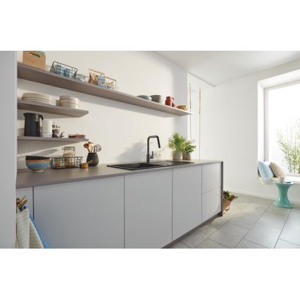 GROHE 306312430 - Смесител за мивка QUICKFIX START 362 мм черен