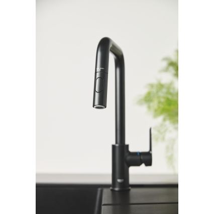 GROHE 306312430 - Смесител за мивка QUICKFIX START 362 мм черен