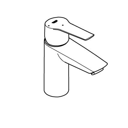 GROHE 311372432 - Смесител за умивалник QUICKFIX START 165 мм, черен