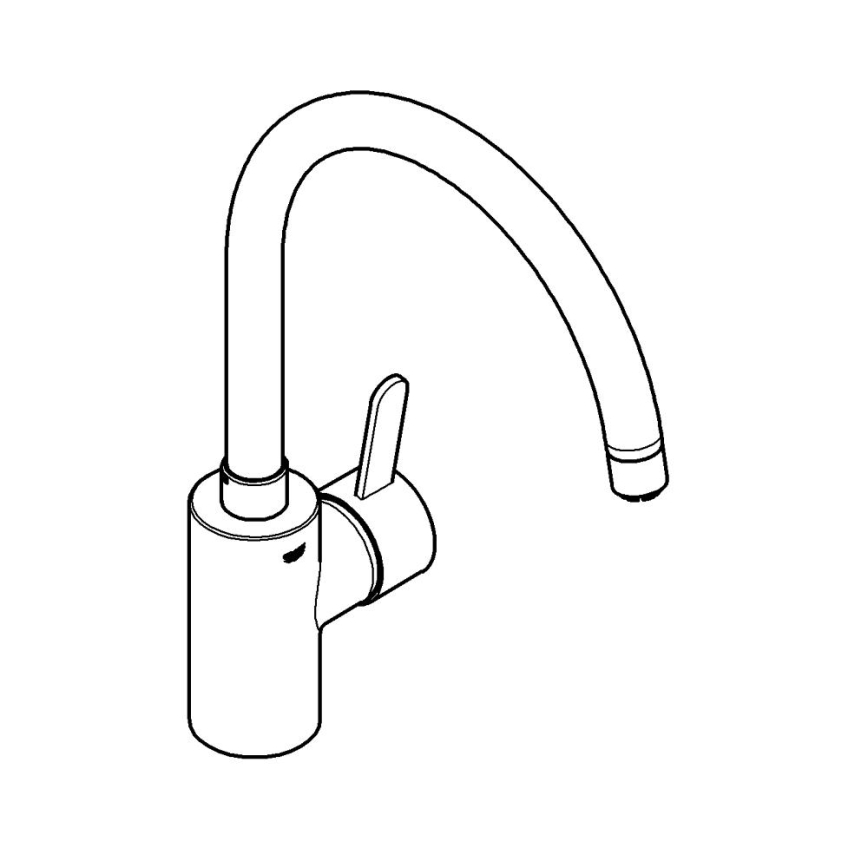 GROHE 31180000 - Кухненски смесител EUROSMART COSMOPOLITAN лъскав хром