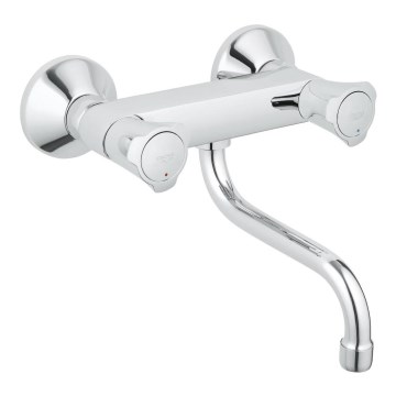 GROHE 31187001 - Стенен смесител за мивка COSTA L 200 mm, лъскав хром
