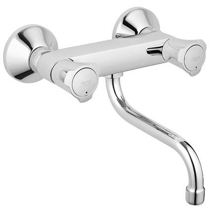 GROHE 31187001 - Стенен смесител за мивка COSTA L 200 mm, лъскав хром