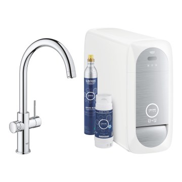 GROHE 31455001 - Смесител за кухненска мивка BLUE HOME, лъскав хром