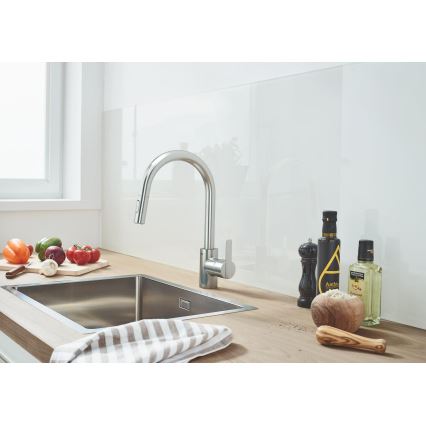 GROHE 31486DC1 - Смесител за кухненска мивка FEEL, неръждаема стомана