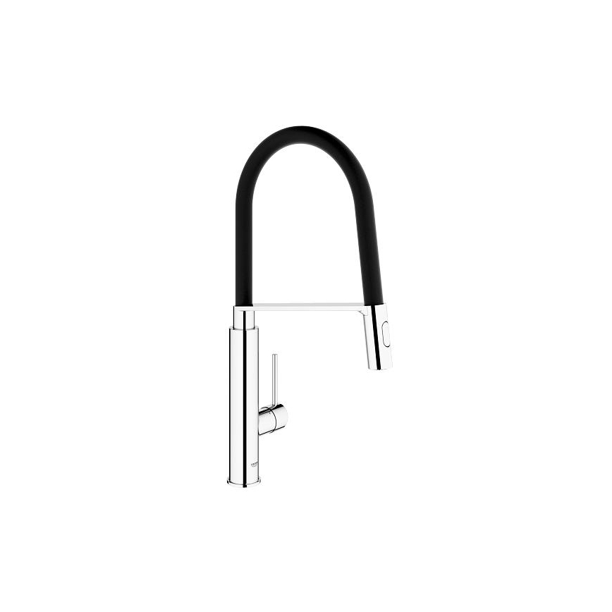 GROHE 31491000 - Кухненски смесител CONCETTO с професионален изтеглящ се душ, лъскав хром
