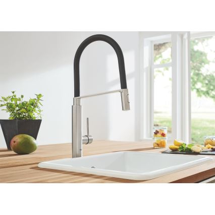 GROHE 31491DC0 - Смесител за мивка CONCETTO DN 15 от неръждаема стомана