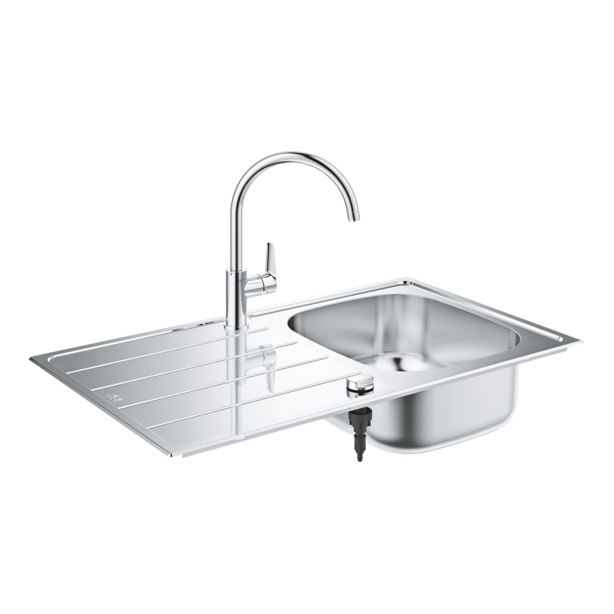 GROHE 31562SD1 - Комплект кухненска мивка и смесител BAU 860 x 500 mm неръждаема стомана