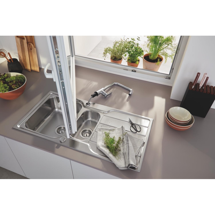 GROHE 31572SD1 - Мивка K500 1000 × 500 mm неръждаема стомана