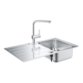 GROHE 31573SD1 -Комплект кухненска мивка K500 с отцедник и смесител A 86×50 см неръждаема стомана