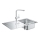 GROHE 31573SD1 -Комплект кухненска мивка K500 с отцедник и смесител A 86×50 см неръждаема стомана
