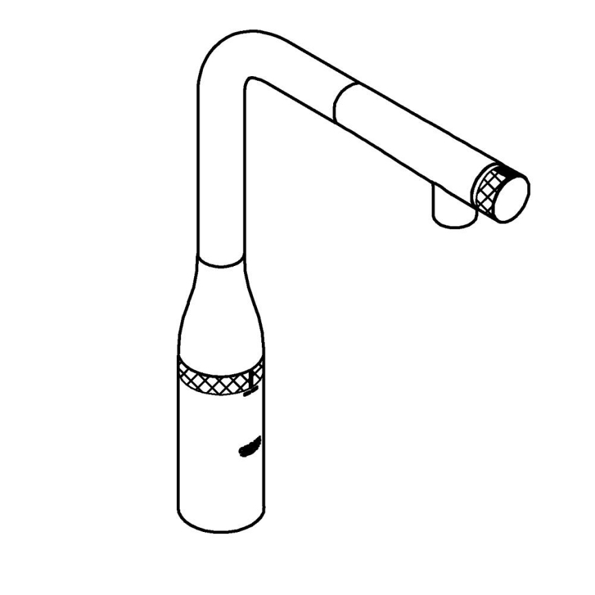 GROHE 31615000 - Смесител за мивка ESSENCE SMARTCONTROL 366 мм, лъскав хром