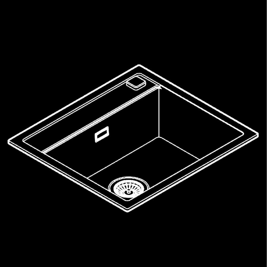 GROHE 31651AP0 - Композитна мивка K700 560 × 510 mm черна