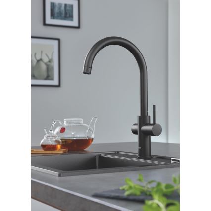 GROHE 31651AP0 - Композитна мивка K700 560 × 510 mm черна
