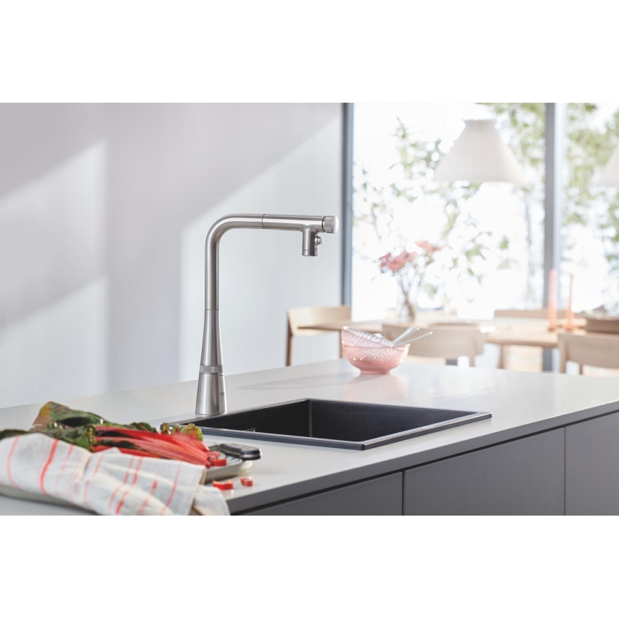 GROHE 31653AP0 - Композитна мивка K700U 457 × 406 мм черна
