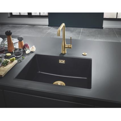 GROHE 31655AP0 - Мивка K700U 610 × 460 мм черен камък/черно