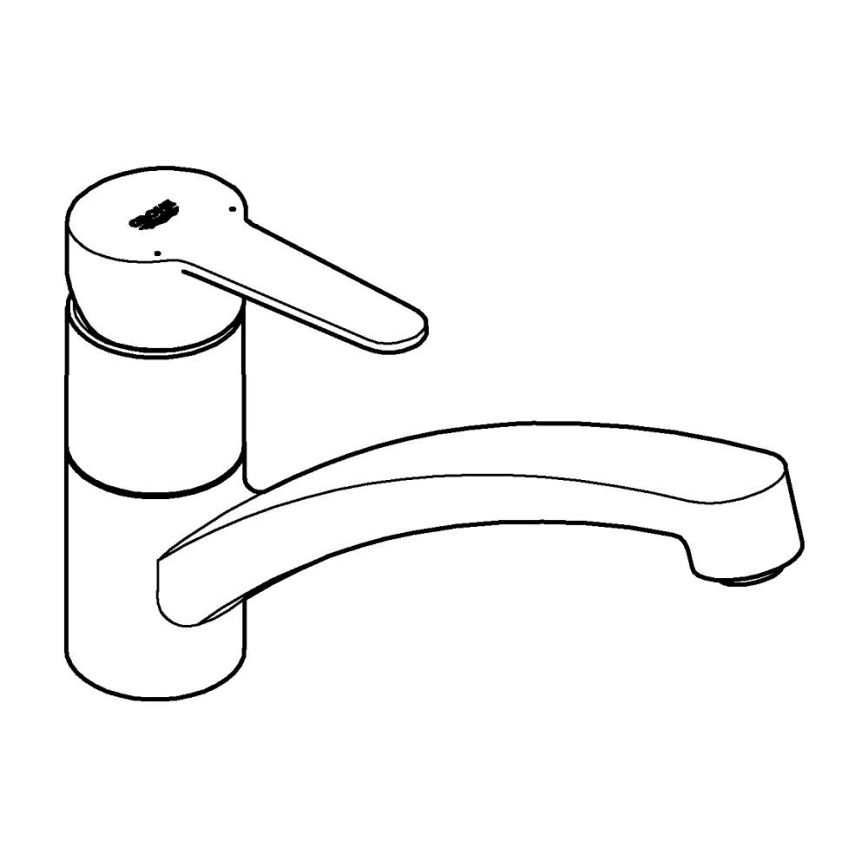 GROHE 31685000 - Кухненски смесител STARTECO, бляскав хром