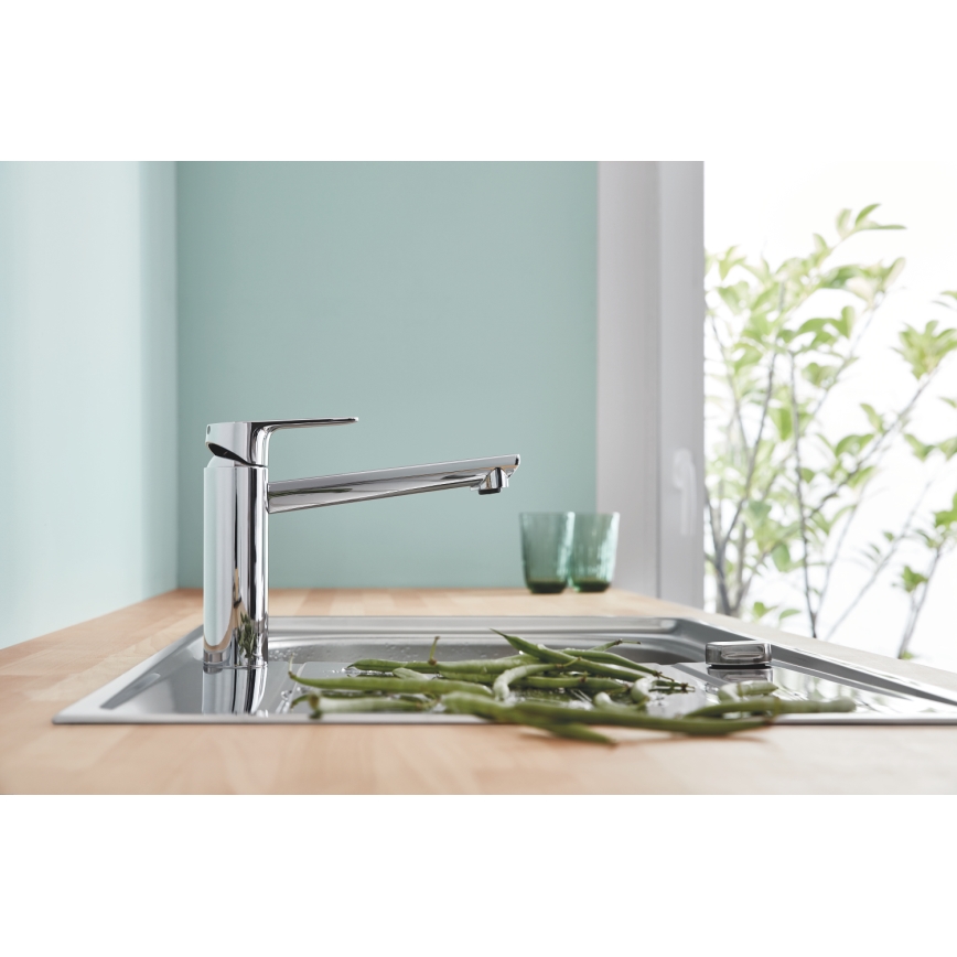 GROHE 31693000 - Кухненски смесител BAUEDGE 193 mm, хром с висок гланц