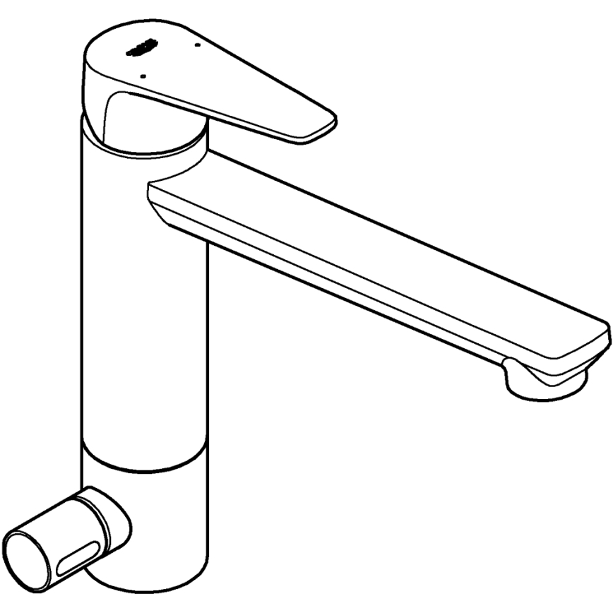 GROHE 31696000 - смесител за кухненска мивка BAUEDGE, гланцов хром