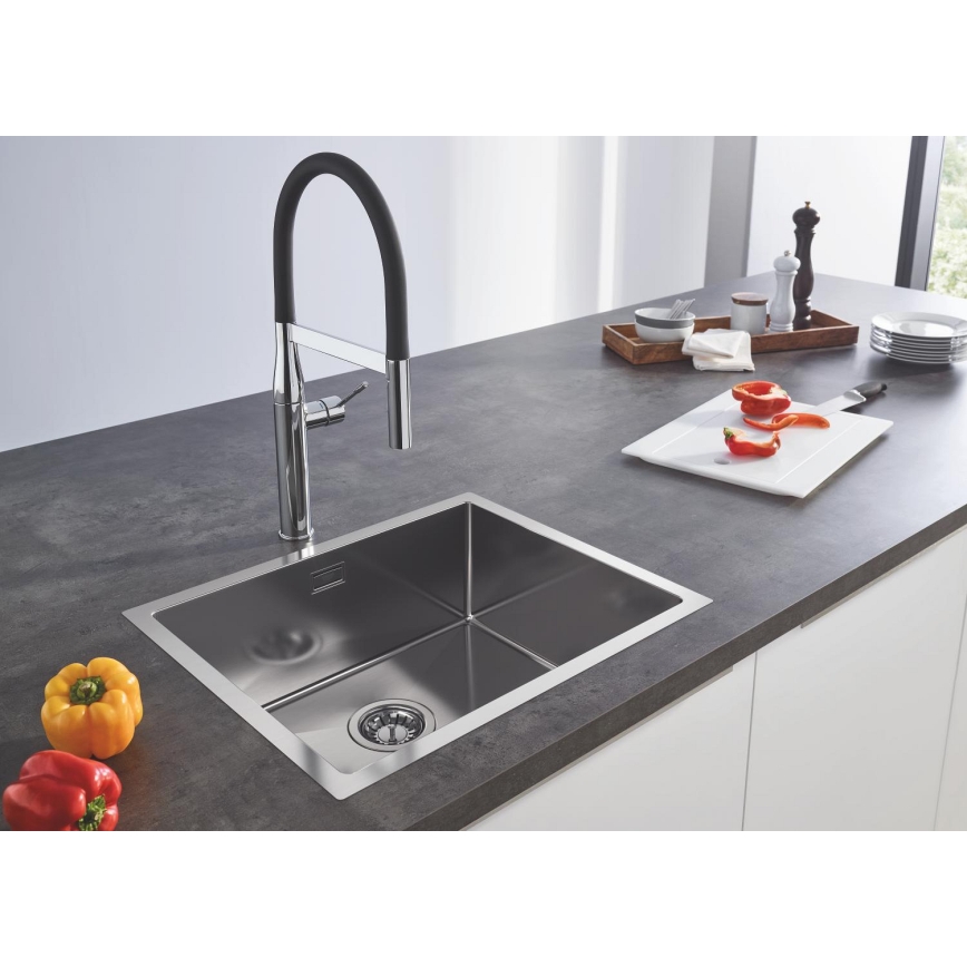 GROHE 31726SD0 - Кухненска мивка K700 550 × 450 мм, неръждаема стомана