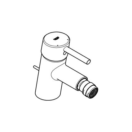 GROHE 32208001 - Смесител за биде CONCETTO DN 15 полиран хром