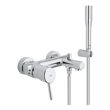 GROHE 32212001 - Комплект за вана със смесител CONCETTO гланцов хром