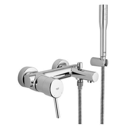GROHE 32212001 - Комплект за вана със смесител CONCETTO гланцов хром