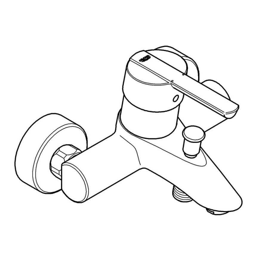 GROHE 32269000 - Смесител за вана FEEL DN 15, бляскав хром