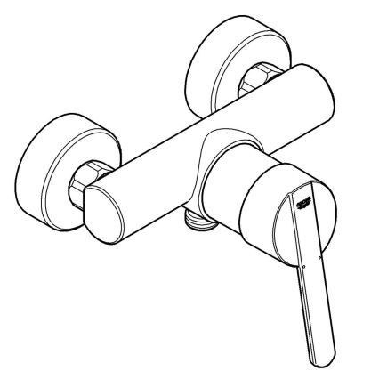 GROHE 32270000 - Душ смесител FEEL DN 15, полирано хромово покритие