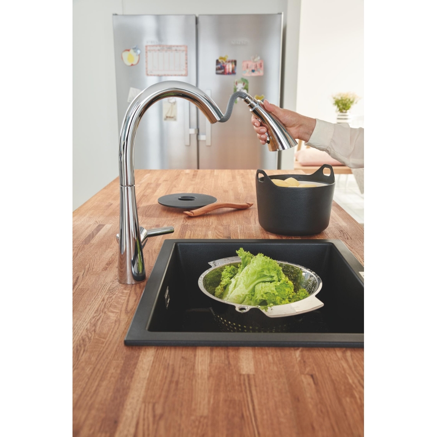 GROHE 32294002 - Смесител за мивка ZEDRA 401 мм, лъскав хром