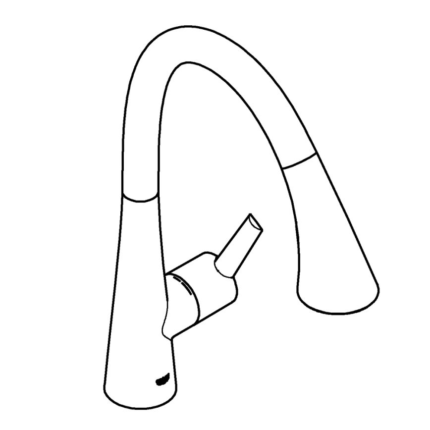 GROHE 32294DC2 - Смесител за мивка ZEDRA от неръждаема стомана