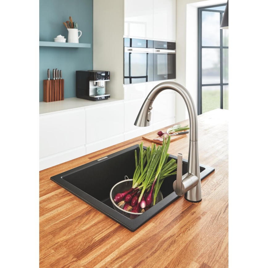 GROHE 32294DC2 - Смесител за мивка ZEDRA от неръждаема стомана