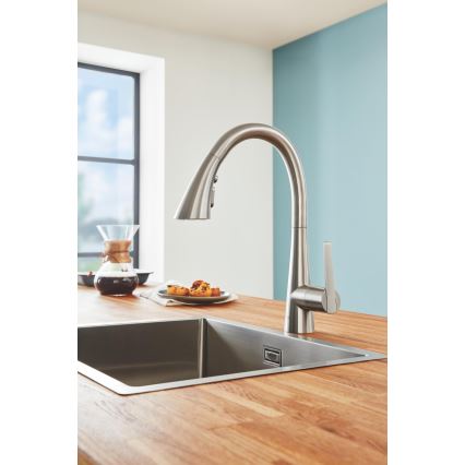 GROHE 32294DC2 - Смесител за мивка ZEDRA от неръждаема стомана