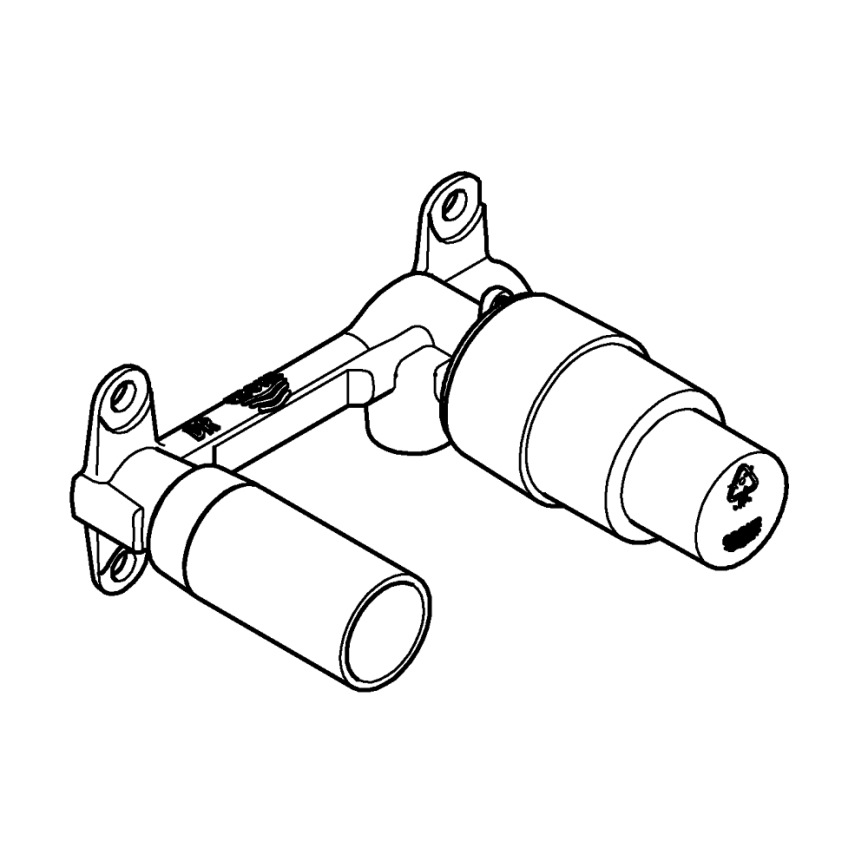 GROHE 32635000 - Вграден смесител DN 15 DR- месинг