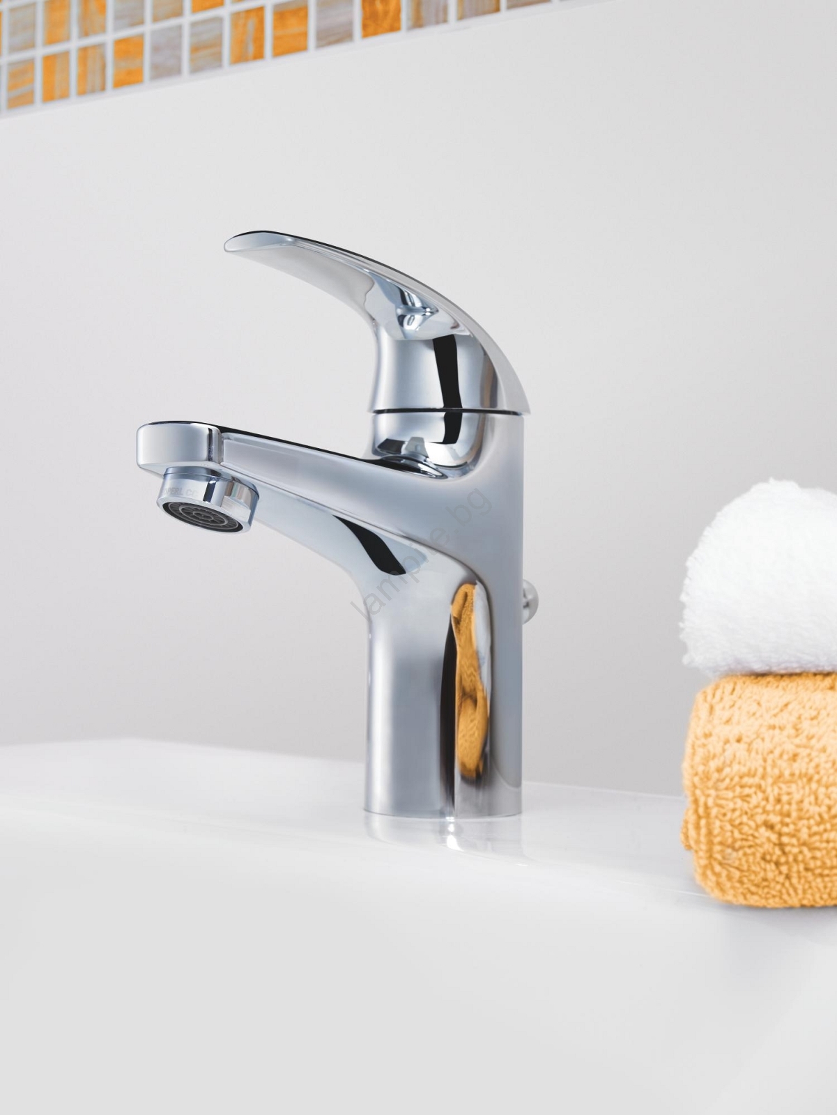 GROHE 32805000 - Смесител за умивалник BAUCURVE DN 15 блестящ хром ...