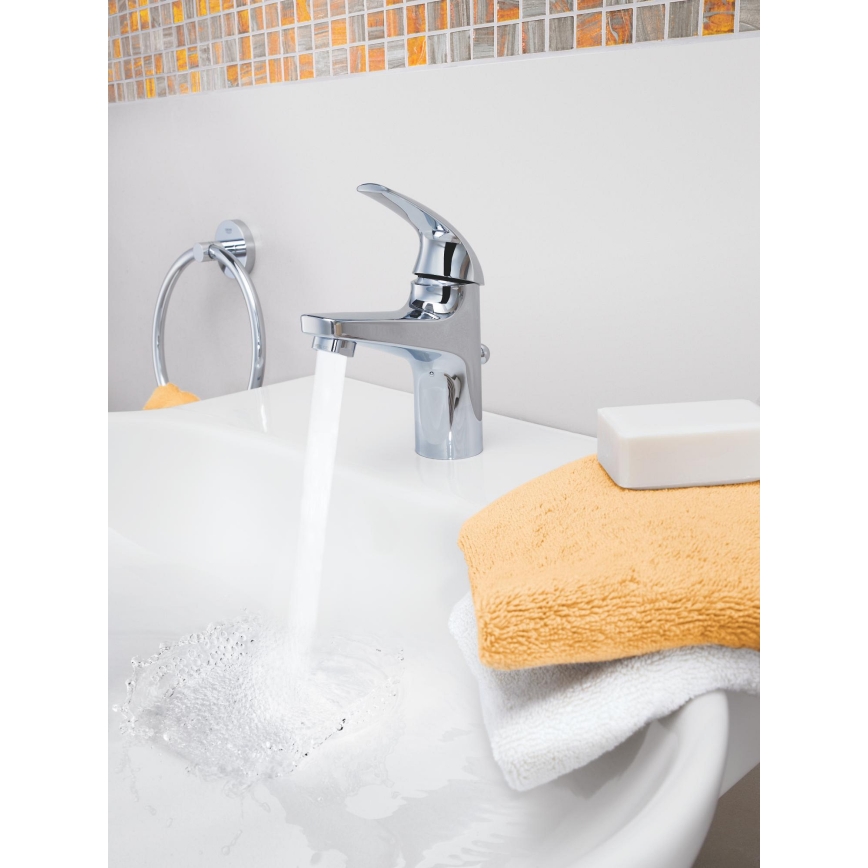 GROHE 32805000 - Смесител за умивалник BAUCURVE DN 15 блестящ хром