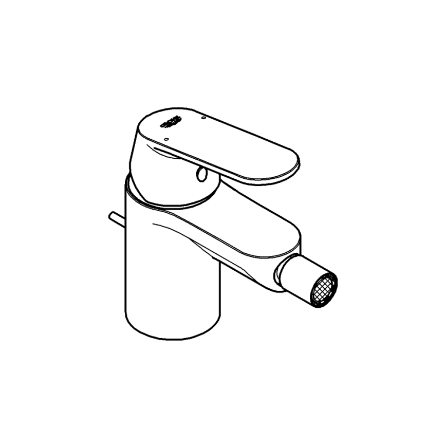 GROHE 32839000 - Смесител за биде EUROSMART COSMOPOLITAN размер S лъскав хром