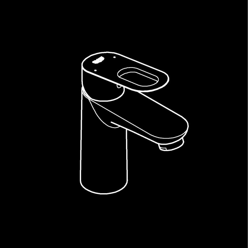 GROHE 32854000 - Смесител за мивка BAULOOP, полирано хромирано покритие