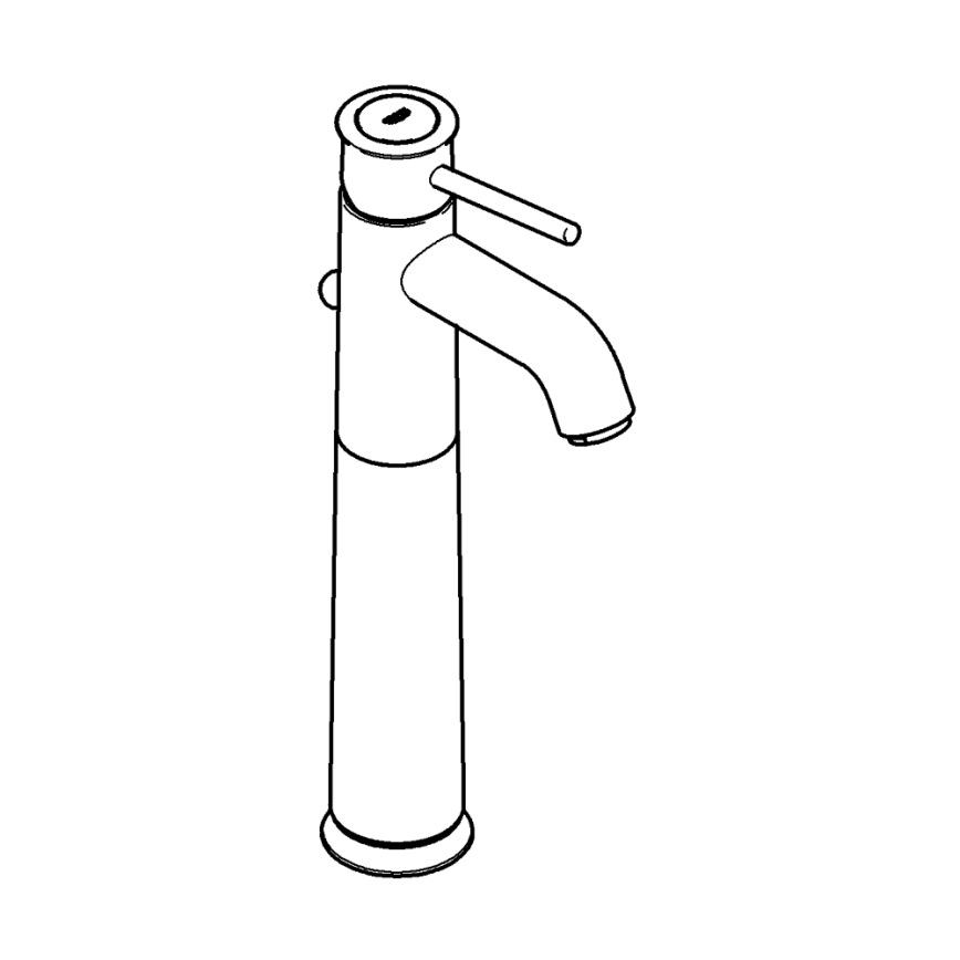 GROHE 32868000 - Смесител за умивалник BAUCLASSIC DN 15 лъскав хром