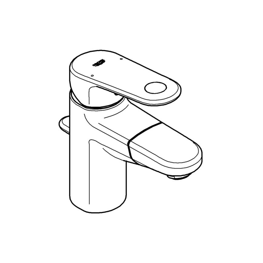 GROHE 33155002 - Смесител за умивалник EUROPLUS DN 15 гланцов хром