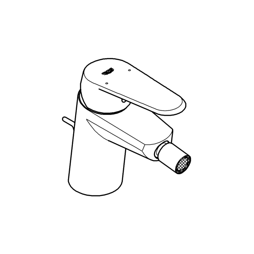 GROHE 33244002 - Смесител за биде EURODISC COSMOPOLITAN DN 15, хром гланц