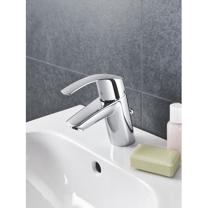 GROHE 33265002 - Смесител за умивалник EUROSMART DN 15, размер S, хром с висок гланц