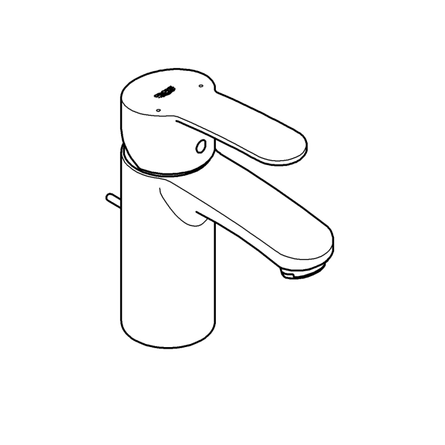 GROHE 3355220E - Смесител за мивка EUROSTYLE COSMOPOLITAN блестящ хром