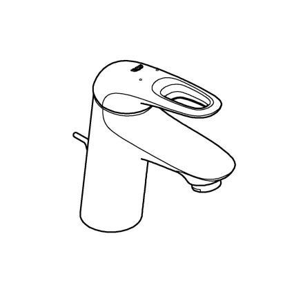 GROHE 33558LS3 - Смесител за умивалник EUROSTYLE размер S бял