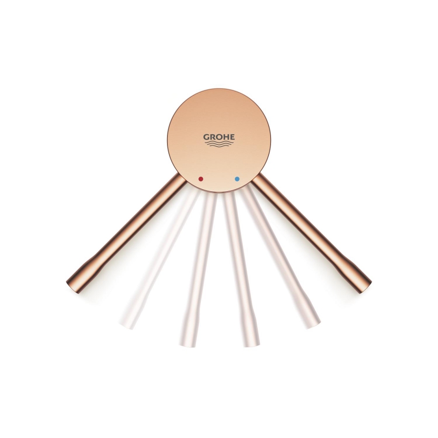 GROHE 33624DL1 - Смесител за вана ESSENCE 193 мм, четкан меден